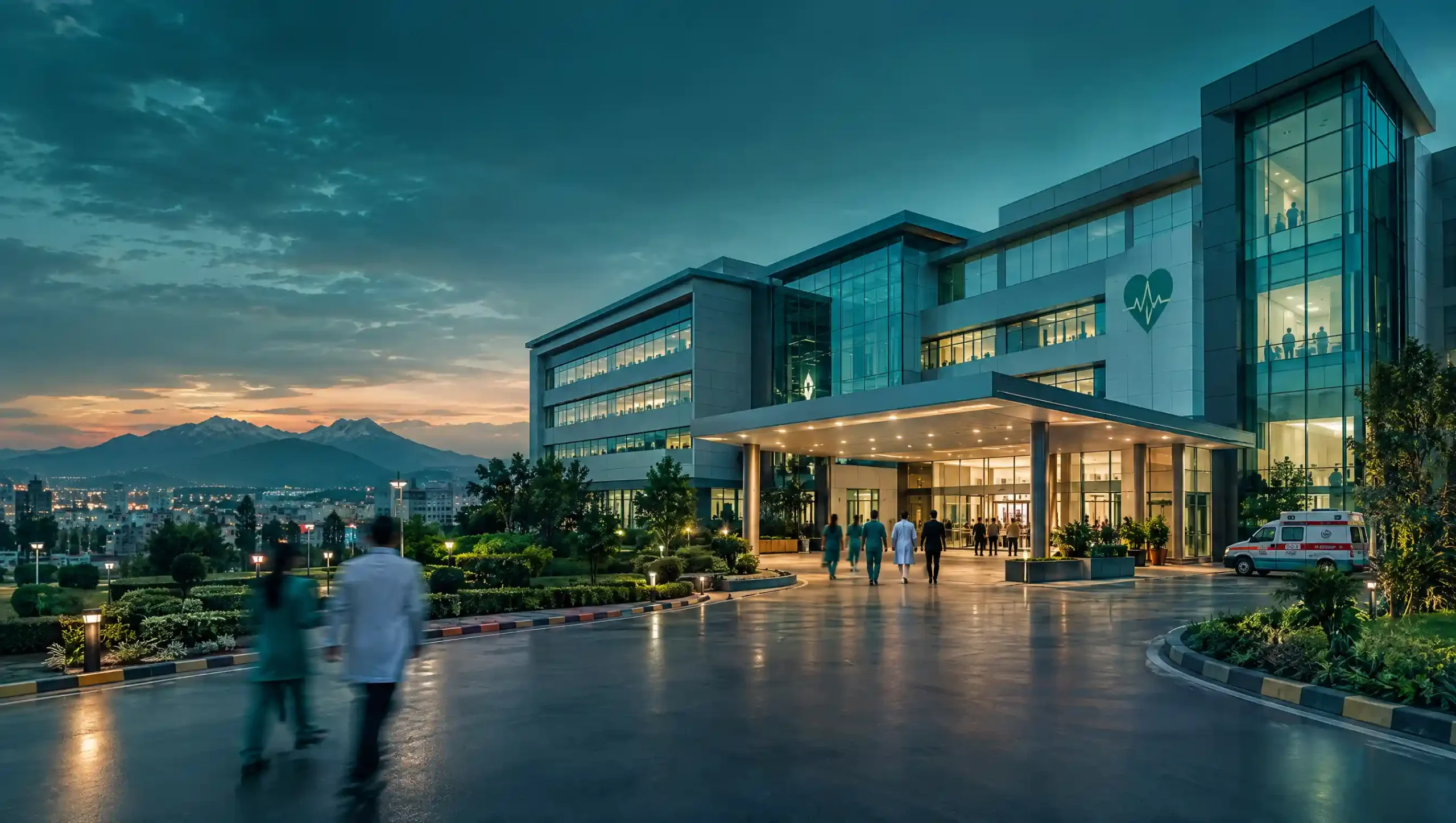 Modern partner hospital in the Greenrays cardiology distribution network